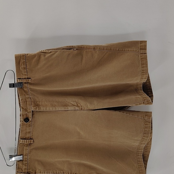 Orvis Mens Khaki Tan Shorts Size 36 100% Pima Cotton - Picture 3 of 9